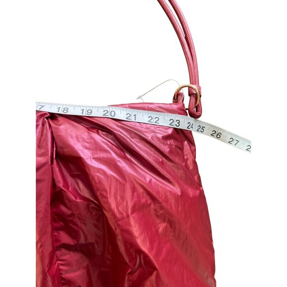 Anthropologie 2 Foot Large Carry It All Travel Tote Nylon Scrunch Bag NEW - Picture 6 of 7